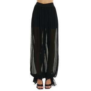 PANTALONE PLISSE' NERO